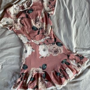 Adorable Mini Dress with Cutout Back Detail